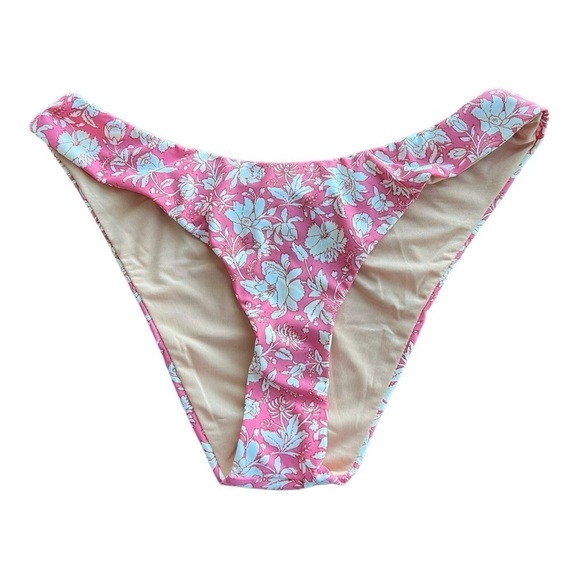 NEW J. Crew Curved-waist cheeky bikini bottom in tossed floral Size M - Picture 4 of 14